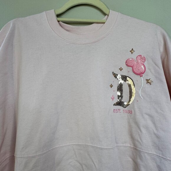 DISNEYLAND Mickey Balloon Spirit Jersey Womens XXL 2XL Disney Parks 2024 Sequins - Picture 4 of 13